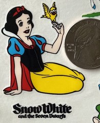 SNOW WHITE Rub-On Transfers (13pc)Disney•Seven Dwarfs •Cartoon•Card Making•