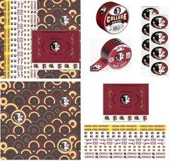 Florida State University Seminoles Scrapbook Kit Stickers Paper U-CHOOSE 7 ITEMS