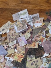 300pc VTG Inspo/Fairytale/Nature Ephemera Lot Small Pcs Junk Journal Scrpbooking