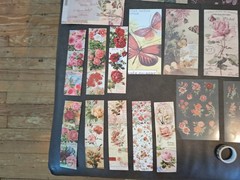 Nature Imprint Scrapbook Set Washi Stickers, Pet Stickers Memo Pad 5 Sheets Eph