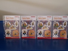 Scholastic Reading Club LLAMA LLAMA Halloween Sticker Set Of 4 Packs 2014