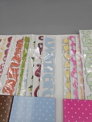 3 Birds Design Studios Papertrails 80 Die Cut Cardstock Borders WFolder Seasons