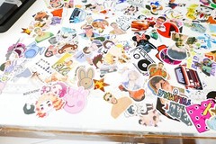 HUGE Mixed lot of random Stickers Loose Dragon balls, anime, KPop, pokemon & ETC