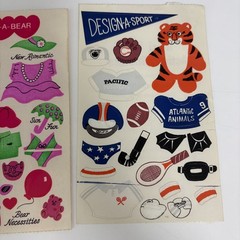 SET! Vintage Sandylion maxi activity sheet Stickers