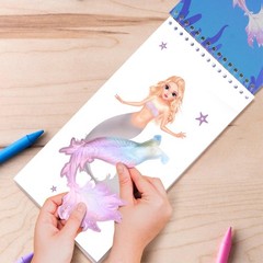 Sticker Dress up Mermaid – Sticker Activity Book for Kids. Learn Girls Fashio…