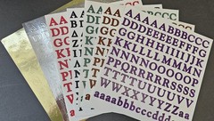 Vintage Creative Memories ABC/123 Stickers & Greek Alphabet Stickers