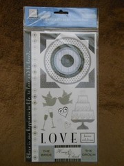 Cardstock Wedding Marriage Stickers Deja Views Scrapbooking Scrap Book