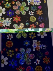 Vintage Stickopotamus Binder Stickers Lot Holographic 90s Y2K Peace Love Flower