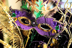 324 Pieces Mardi Gras Rhinestones Stickers for Crafts,Purple Green Gold Acrylic