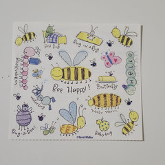 NEW Lot BUTTERFLY BUGS BEES Scrapbooking Stickers Cut-Outs Borders -F