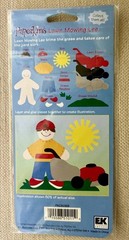 6 PC Paperkins Lawn Mowing Lee, Stamping Station Vacation Kids Die-Cuts ETC! NEW