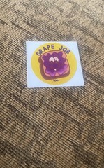 WW Small ScratchNSniff Sticker Mod Grape Jelly Scent