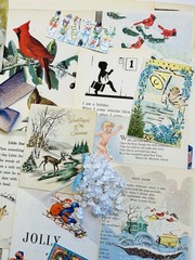 VTG Ephemera New Years Eve Winter Junk Journal Audubon Bird Bk Plates Pack #80+