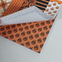 Halloween 6 Pk Craft Stickers Paper 8.5×11 Diecuts Scrapbooking Party Decor Lot