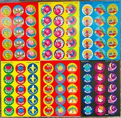 399+ Stickers Scratch and sniff, Sandylion, Eureka, Pop up Puffy Glitter Glossy