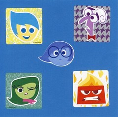 30 Shaped Stickers – Hot Wheels, Princess, Frozen, Inside Out, Spider-Man, Jake
