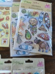 HUGE LOT of Stickers, Iron On, transfers Craft Lot w/12″x9″ Zippered storage bag