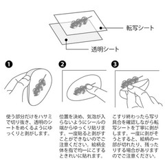 MIDORI sticker transfer glossy snack pattern 82699006
