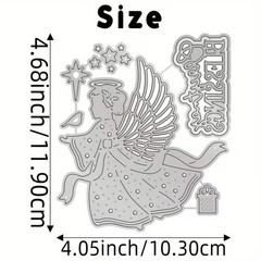Christmas angel stars WORD Blessings metal craft stencil die cut cutting dies