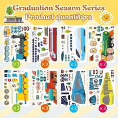 High-Quality Train Stickers Sheets for Kids – DIY Creativity & Party Supplies