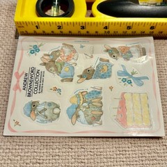 Vintage Hallmark Andrew Brownsword Stickers 2 Sheets Spring Bunny Rabbits