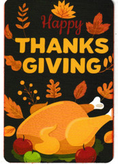 Junk Journal Art Cards, Happy Thanksgiving, 12 pcs, 4″ x 6″