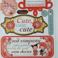 3 Basic Grey Konnichiwa Sticker Sheets Asian Kawaii Home Sweet Home Love Friend