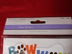 Forever In Time Paper Craft Scrapbook Stickers Cat And Dog NEW