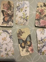 6JunkJournal Tags, Junk Journal Supplies, Scrapbooking, butterfly tags