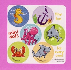 60 Assorted Mini Dot Stickers – Batman, Inside Out, Rachael Hale, Unicorn