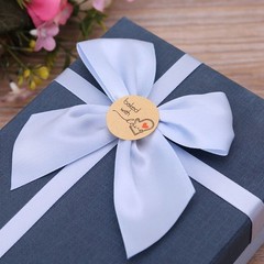 500Pcs Baked With Love Round Kraft Paper Sticker Adhesive Baking Label For Chris