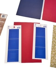 Crafting Paper lot 8.5×11″ sheet 4 Coordinated ‘Wheat’ Sheets RETIRED