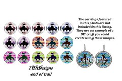 Bottle Cap Images Set of 15 (25mm) 1″ Precut ~ End of Trail