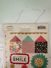 Pebbles Accent & Phrase Stickers Flowers Butterflies Enjoy Hello Scrapbooking