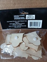 NEW Set of 3 (72pc) CREATOLOGY Halloween Wood Stickers Mini Tomb Stones