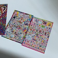 Lisa Frank Rainbow Leopard Sticker Activity Pad w/ Sticker Sheets