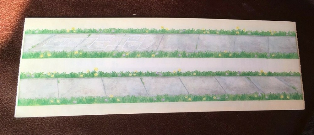 3 x 12″ SANDYLION Sticker Sheet SIDEWALKS GRASS