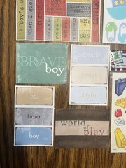 Boy Scrapbooking Lot Embellishments Stickers Baby Kid