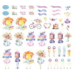 Spellbinders C/S Essentials Die-Cuts – Dancin’ Watercolor Celebrations, SCS-329