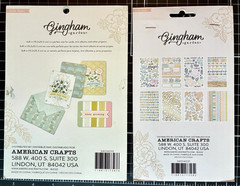 Crate Paper GINGHAM GARDEN 8 Sheet Stickers, 12×12 Paper, 6×8 Paper PARTIALS