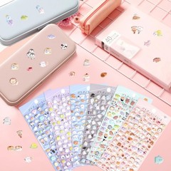 600+ Cute Mini Puffy StickersSmall 3D Tiny Micro Bulk Sticker Set for Kids Gi…