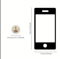 10pcs P.E.T. Victorian Steampunk Clock Stickers-Scrapbook, Journal, DIY Crafting