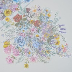 100 Pcs Natural Flower Stickers for Scrapbooking Junk Journal Mix Flowers