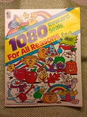 VTG 1980s Instructional Fair Reward Seals Stickers Book Teacher School Over 700