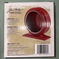 2022 Idea-Ology Tim Holtz Christmas Curio Clock New! Use Tiny Lights TH94282