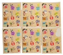 Vintage Warner Bros Looney Tunes Reward Stickers 6 Sheets Hallmark 1997 Lot