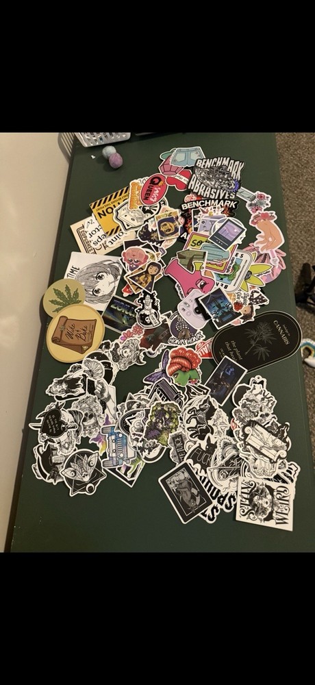 Sticker Lot Of Over 200 Sticker. All Themes And Sizes