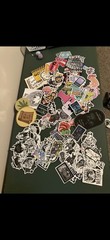 Sticker Lot Of Over 200 Sticker. All Themes And Sizes