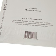PSX Design Archival Mountain Retreat 1 Sheet Nature-Themed NIP SH6004