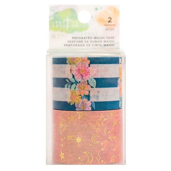 American Crafts – CREATIVE DEVOTION – 4 PKGS WASHI TAPE – CREATIVE DEVOTION